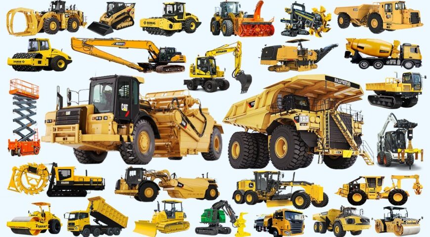 آشنایی با انواع ماشین‌آلات سنگین ساختمانی و راهسازی (از بولدوزر و لودر تا فینیشر و غلتک)